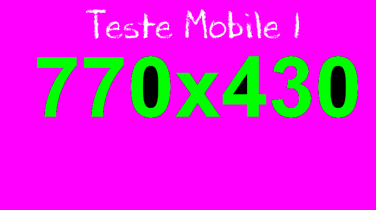 TESTE MOBILE